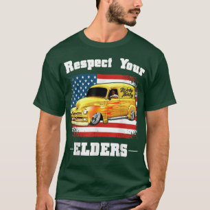 Funny Car Guy - Eerbiedig uw klassieke panel T-shirt