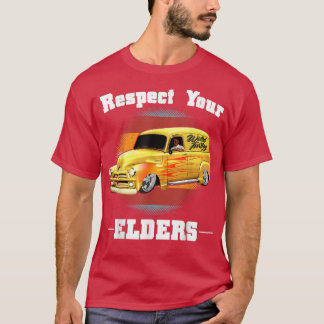Funny Car Guy - Eerbiedig uw klassieke panel T-shirt