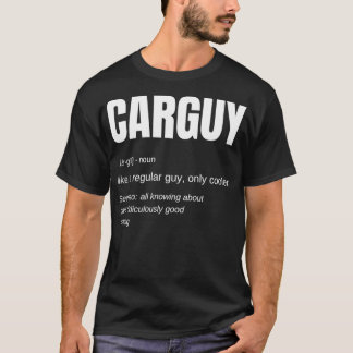 Funny Car Guy Gift CARGUY Definition Pullover