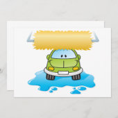 Funny car in een auto was uitvindingen kaart (Voorkant / Achterkant)