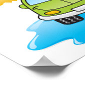 Funny car in een Poster van de auto (Hoek)