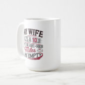 Funny Car Lover Jubileum T-shirt voor koppels Humo Koffiemok (Voorkant links)