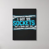 Funny Car Mechanic Design | Mechanic Canvas (Voorkant)