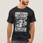 Funny Car Mechanic Engineer Mannen Vrouwen Kinder T-shirt (Voorkant)