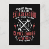 Funny Car Mechanics Quote Repairman Briefkaart (Voorkant)