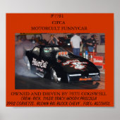 FUNNY CAR POSTER (Voorkant)