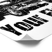 Funny Car -  respect voor uw oudere man Poster (Hoek)