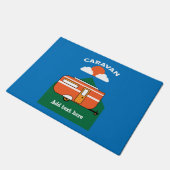 Funny Caravan Accessoires Camping Caravaner Doorma Deurmat (Schuin)