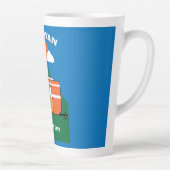 Funny Caravan Accessoires Camping Caravaner Latte Mok (Rechts)