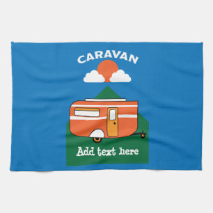 Funny Caravan Accessoires Camping Caravaner Theedoek