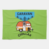 Funny Caravan Gifts | Beste caravans | Caravans Theedoek (Horizontaal)