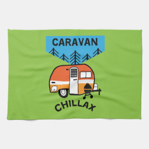 Funny Caravan Gifts Beste caravans Caravans Theedoek