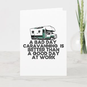 Funny Caravanning, Camping Lover Kaart