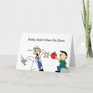Funny Card - Apple A Day houdt de dokter weg Kaart