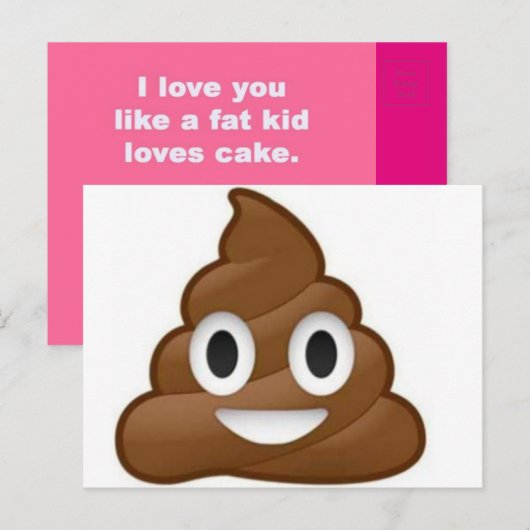 Funny Card Briefkaart (Voorkant / Achterkant)