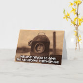  Funny Card - Marjorie is een Germafobe Kaart (Gele Bloem)