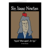 Funny Card - Newton Kaart (Voorkant)