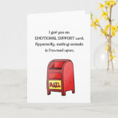 Funny Card voor Aanmoediging en Steun Kaart (Gele Bloem)