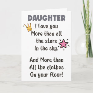 Funny Card voor dochter Kaart