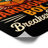 Funny Cardboard Box Breaker Downer Sarcastic Retro Poster (Hoek)