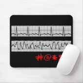 Funny Cardiac Rhythm Strip Gifts Muismat (Met muis)