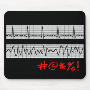 Funny Cardiac Rhythm Strip Gifts Muismat