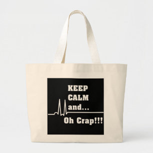 Funny Cardiac Zurse Canvas tas Oh Crap