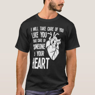 Funny Cardiac Zurse Quote Anatomical Heart Disease T-shirt
