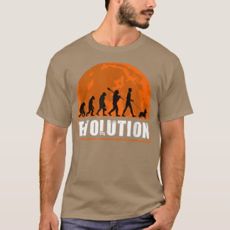 Funny Cardigan Welsh Corgi Dog Evolution of Man -9 T-shirt