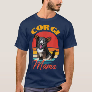 Funny Cardigan Welsh Corgi Mama Hondenliefhebber M T-shirt
