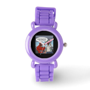 Funny Cardinal Jumbo Jet Piloot Dames Horloge