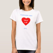 Funny Cardiologen maken Lub Dub True Love Heart T-shirt