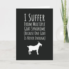 Funny Cards For Goat Owners Pet Farmer Farm Animal Kaart