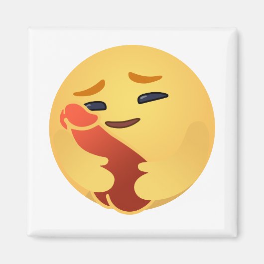 Funny Care Emojis Facebook Magneet (Voorkant)