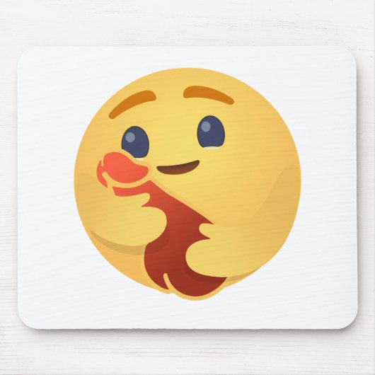 Funny Care Emojis Facebook Muismat (Voorkant)