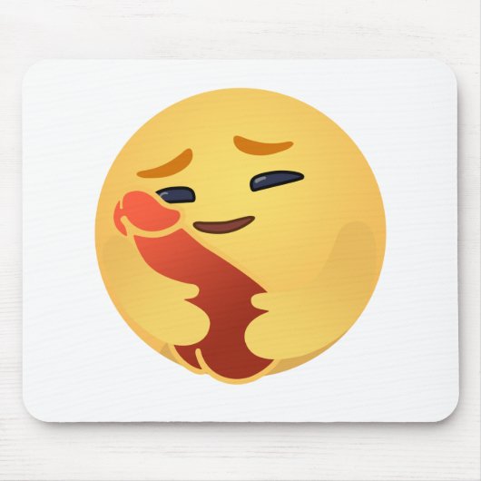 Funny Care Emojis Facebook Muismat (Voorkant)