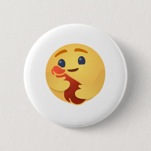 Funny Care Emojis Facebook Ronde Button 5,7 Cm