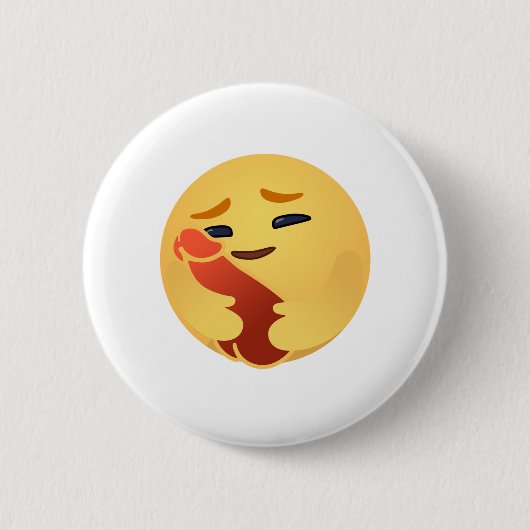 Funny Care Emojis Facebook Ronde Button 5,7 Cm (Voorkant)