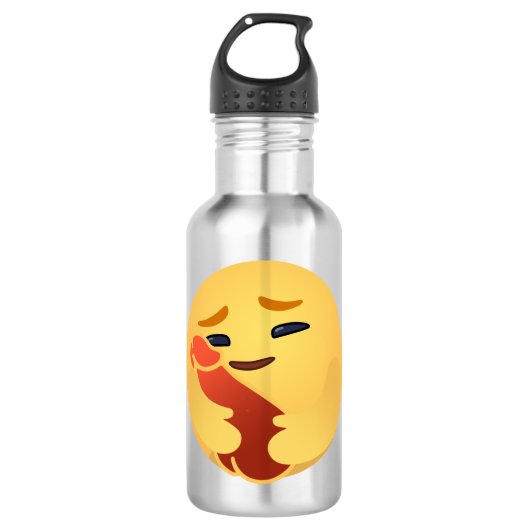 Funny Care Emojis Facebook Waterfles (Voorkant)