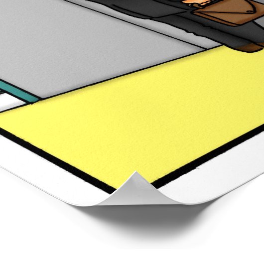 Funny Career Path Workplace Poster (Hoek)