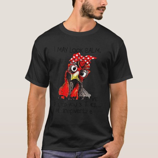 Funny Caregiver, Zuster T-shirt (Voorkant)