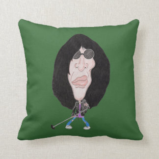 Funny Caricature Classic Punk Rock 80's Pillow Kussen