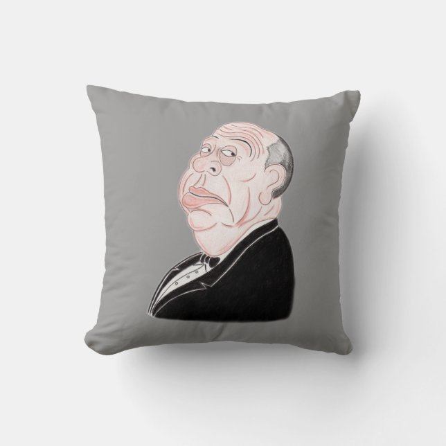 Funny Caricature Thriller Movies 60's Pillow Kussen (Voorkant)