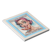 Funny Carnivore Bacon Sausage Meat BBQ Grill Humor Notitieblok (Schuin)