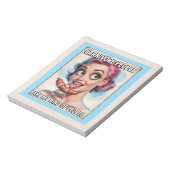 Funny Carnivore Bacon Sausage Meat BBQ Grill Humor Notitieblok (Linkerzijde)