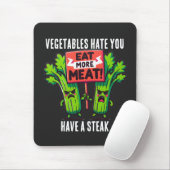 funny carnivore Mousepad Muismat (Met muis)