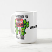 funny carnivore Mug Koffiemok (Voorkant links)