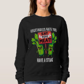 funny carnivore sweatshirt  (Voorkant)
