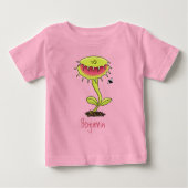 Funny carnivorous Venus fly trap plant cartoon (Voorkant)
