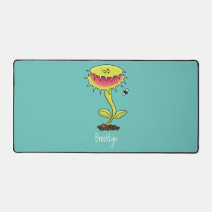 Funny carnivorous Venus fly trap plant cartoon Bureaumat